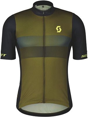 Превью  Велоджерси с коротким рукавом SCOTT RC Team 10 Fir Green/Bitter Yellow